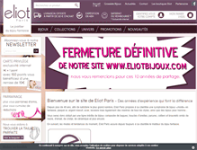 Tablet Screenshot of eliotbijoux.com